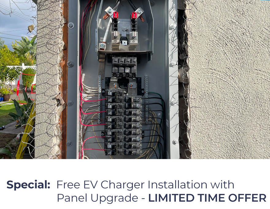 Panel Upgrade - Free EV Charger